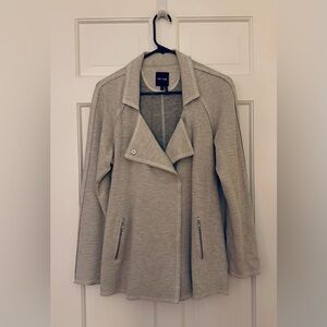 Nic+Zoe Moto Sweater Blazer Jacket in Soft Cotton Blend.